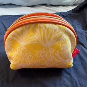 Lilly Pulitzer x Target small zippered pouch in pineapple pattern